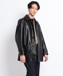 TAKEO KIKUCHI（タケオキクチ）の「フェイクレザー カーコート