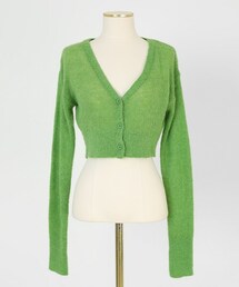 [IMVELY]Vネッククロップドカーディガン