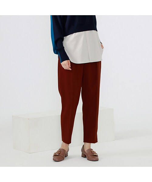 CAST:（キャストコロン）の「対象商品（パンツ・レディース・ブラック/ブラウン7/マスタード4/グリーン5・S/M/L）」の2枚目の写真