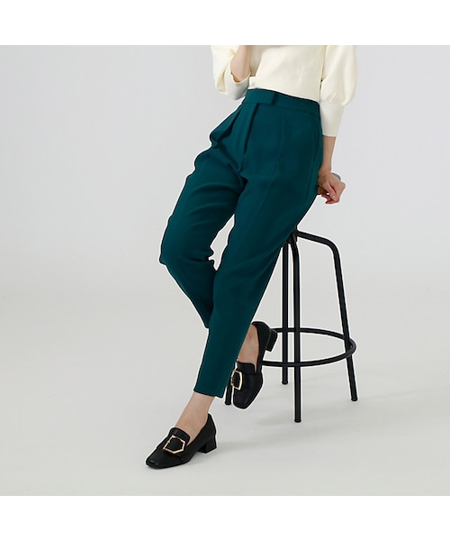 CAST:（キャストコロン）の「対象商品（パンツ・レディース・ブラック/ブラウン7/マスタード4/グリーン5・S/M/L）」の4枚目の写真