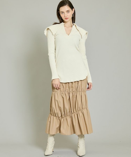 Uhr（ウーア）の「ギャザースカート 21AWUhr-SK207（その他・レディース・その他・36）」の2枚目の写真