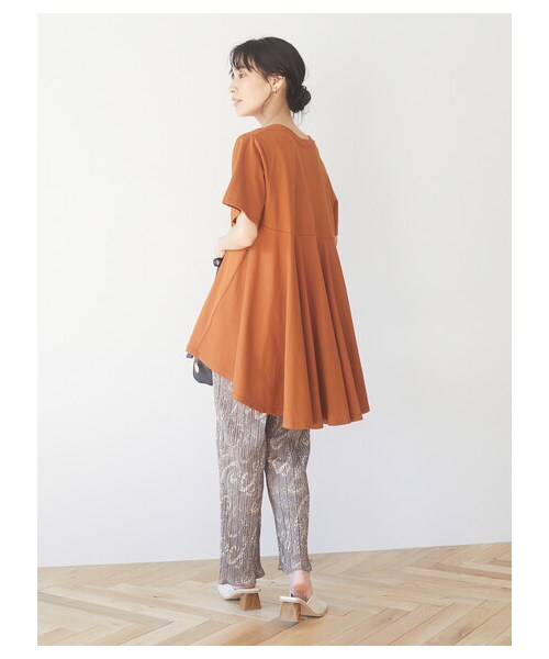 Green Parks(グリーンパークス)の「・novem 9 ペイズリーptプリーツパンツ(パンツ・グレー/チャコールグレー/ブラウン・F)」の8枚目の写真