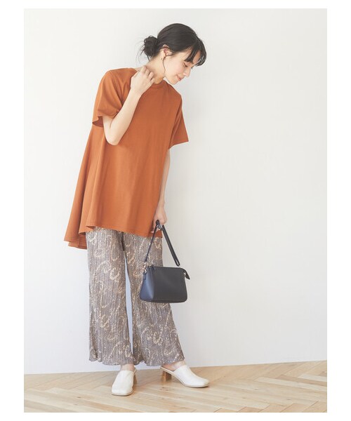 Green Parks(グリーンパークス)の「・novem 9 ペイズリーptプリーツパンツ(パンツ・グレー/チャコールグレー/ブラウン・F)」の10枚目の写真