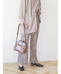 Green　Parks | ・novem 9 ペイズリーptプリーツパンツ(パンツ)