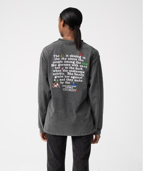 bonjour records(ボンジュールレコーズ)の「【Carne Bollente】BURNING NIGHTS L/S Tシャツ(トップス・レディース・その他4/ブラック・M/S/L/XL)」の1枚目の写真