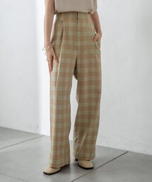 mystic | チェックタックパンツ(その他パンツ)