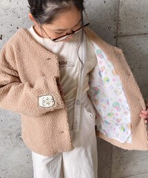 CIAOPANIC TYPY（チャオパニックティピー）の「【すみっコぐらし×CIAOPANIC TYPY】コラボ ボアカーディガン（ブルゾン・キッズ）」