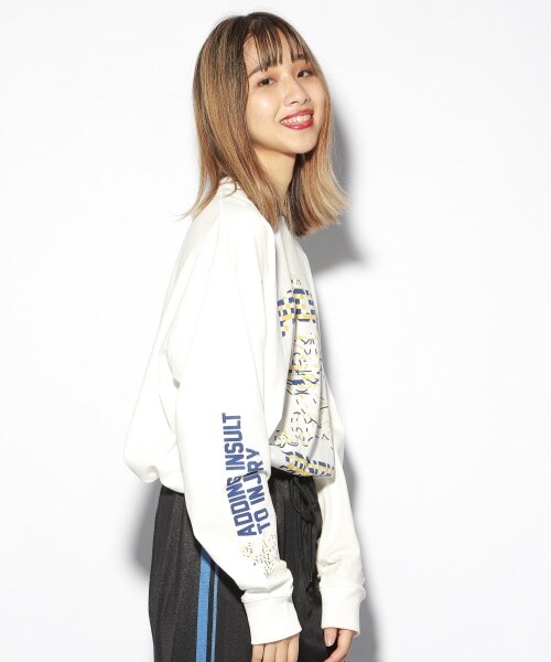 PAGEBOY(ページボーイ)の「アメコミフウロンT【WEB先行アイテム】(トップス・オフホワイト/グレー/ブラウン・M/L)」の9枚目の写真