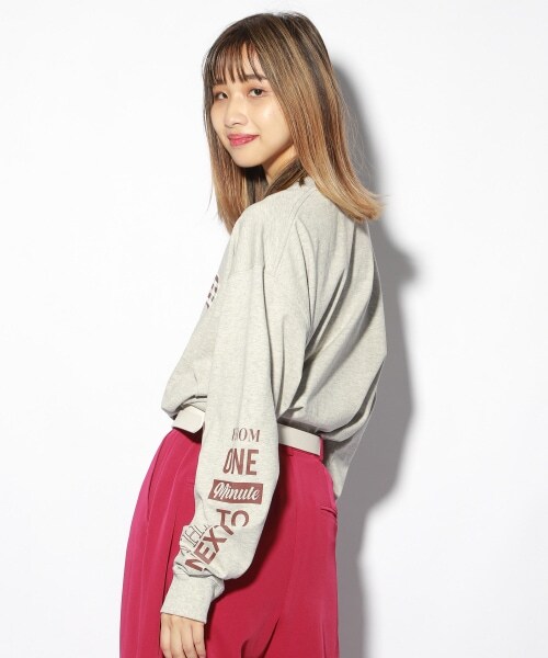 PAGEBOY(ページボーイ)の「アメコミフウロンT【WEB先行アイテム】(トップス・オフホワイト/グレー/ブラウン・M/L)」の20枚目の写真