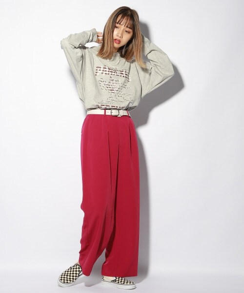 PAGEBOY(ページボーイ)の「アメコミフウロンT【WEB先行アイテム】(トップス・オフホワイト/グレー/ブラウン・M/L)」の22枚目の写真