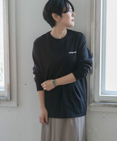 patagonia(パタゴニア)の「patagonia Long-Sleeve P-6 Logo Re-T-Shirts(その他・メンズ・BLK/CNY/GLH/WHI・S/M/L/XL)」の10枚目の写真