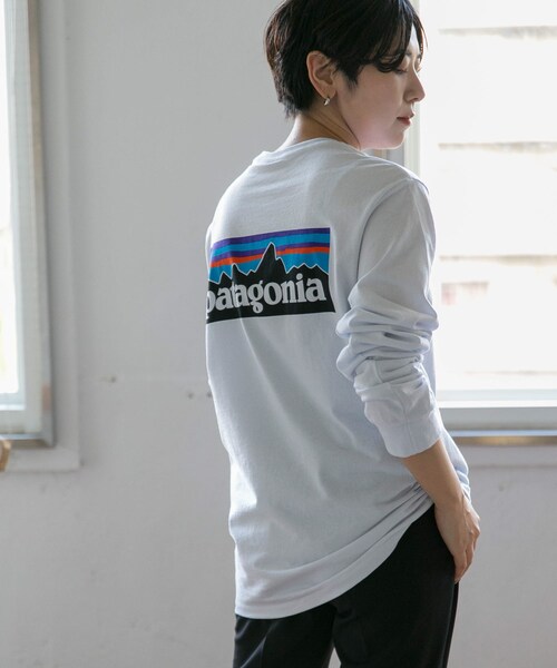 patagonia(パタゴニア)の「patagonia Long-Sleeve P-6 Logo Re-T-Shirts(その他・メンズ・BLK/CNY/GLH/WHI・S/M/L/XL)」の13枚目の写真