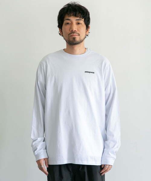 patagonia(パタゴニア)の「patagonia Long-Sleeve P-6 Logo Re-T-Shirts(その他・メンズ・BLK/CNY/GLH/WHI・S/M/L/XL)」の17枚目の写真