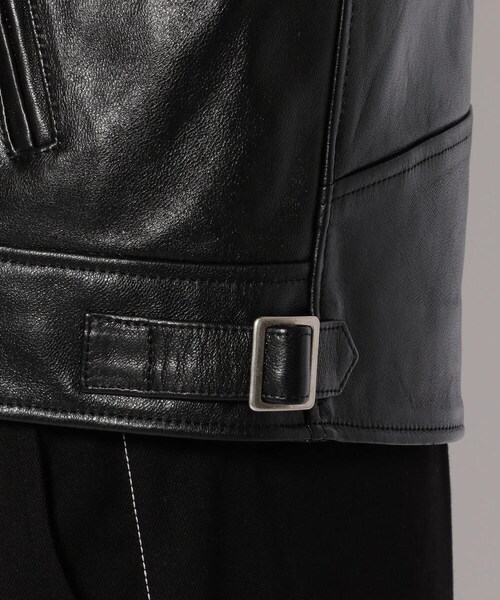 schott(ショット)の「Schott(ショット) NEW SINGLE BREST RIDERS/シングルブレスト ライダース(その他・メンズ・BLACK/NAVY・S/M/L/XL)」の8枚目の写真