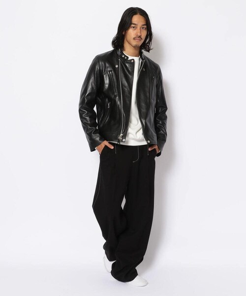 schott(ショット)の「Schott(ショット) NEW SINGLE BREST RIDERS/シングルブレスト ライダース(その他・メンズ・BLACK/NAVY・S/M/L/XL)」の11枚目の写真