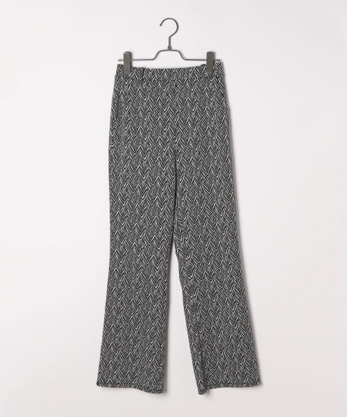 PAGEBOY（ページボーイ）の「【WEB先行予約】キカガラフレアパンツ（パンツ・レディース・チェック柄/ゼブラ柄・F）」の2枚目の写真