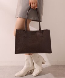 one after another NICE CLAUP | クロコ横長バッグ(ショルダーバッグ)