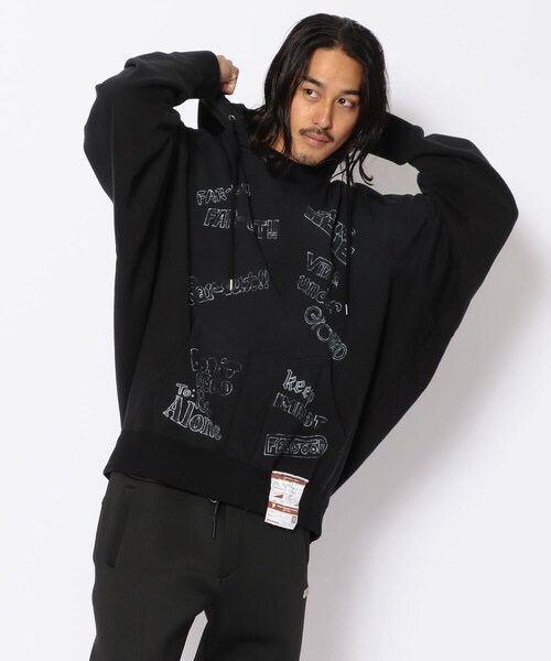 MIHARAYASUHIRO(ミハラヤスヒロ)の「Maison MIHARAYASUHIRO/メゾン ミハラヤスヒロ/WIDE BACK HOODIE(その他・メンズ・WHITE/BLACK・46/48)」の3枚目の写真