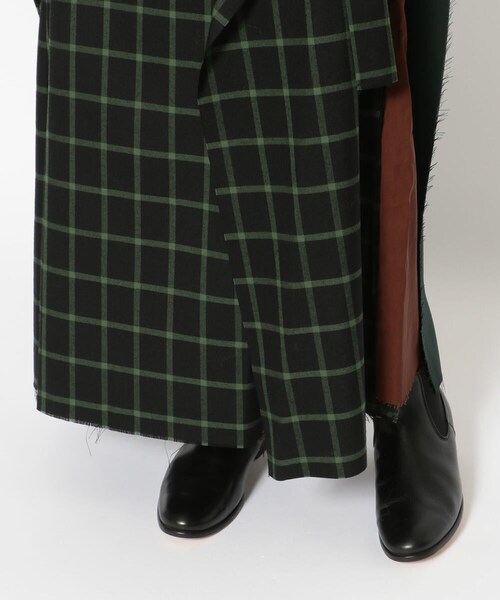 MIHARAYASUHIRO（ミハラヤスヒロ）の「Maison MIHARAYASUHIRO/メゾン ミハラヤスヒロ/3 layer combined skirt（スカート・GREEN・36）」の7枚目の写真