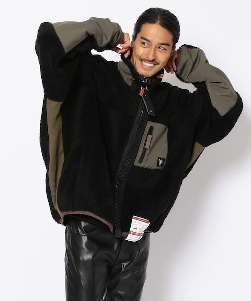 MIHARAYASUHIRO（ミハラヤスヒロ）の「Maison MIHARAYASUHIRO/WIDE BACK BOA BZ（ジャケット/アウター・メンズ・BLACK・46/48）」の2枚目の写真