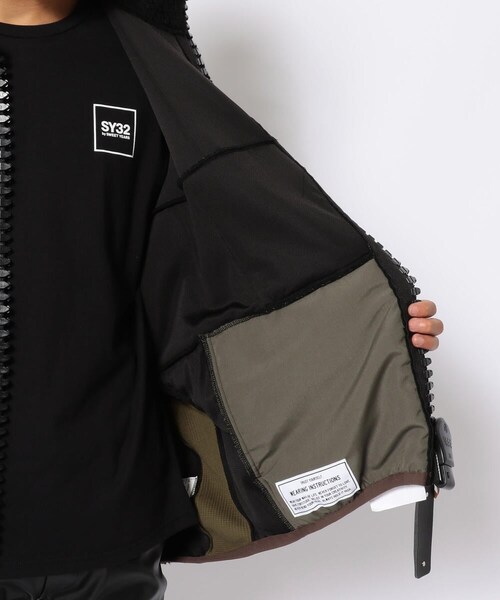 MIHARAYASUHIRO（ミハラヤスヒロ）の「Maison MIHARAYASUHIRO/WIDE BACK BOA BZ（ジャケット/アウター・メンズ・BLACK・46/48）」の10枚目の写真