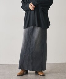 Omekashi（オメカシ）の「デニムリメイクスカート（スカート）」