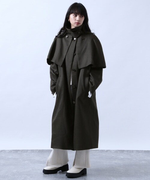 HARE（ハレ）の「ケープステンカラーコート（）」 - WEAR