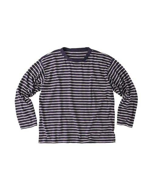 45R（フォーティファイブアール）の「マリンボーダー天竺の908オーシャンTシャツ（その他・その他）」の2枚目の写真