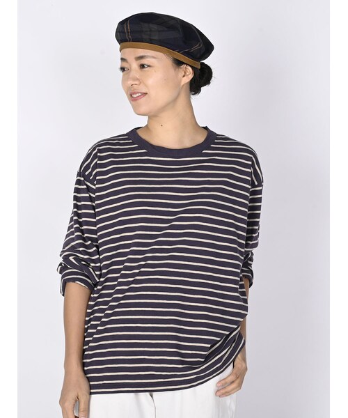 45R（フォーティファイブアール）の「マリンボーダー天竺の908オーシャンTシャツ（その他・その他）」の4枚目の写真