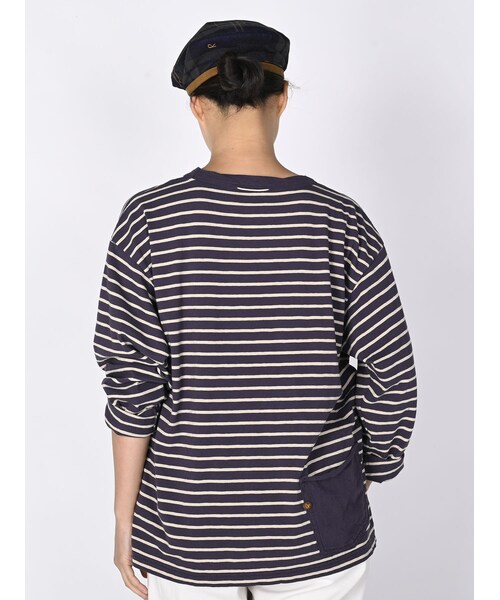 45R（フォーティファイブアール）の「マリンボーダー天竺の908オーシャンTシャツ（その他・その他）」の6枚目の写真