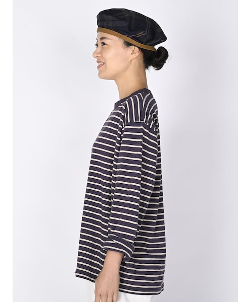 45R（フォーティファイブアール）の「マリンボーダー天竺の908オーシャンTシャツ（その他・その他）」の5枚目の写真