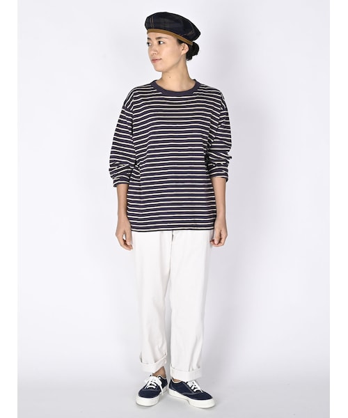 45R（フォーティファイブアール）の「マリンボーダー天竺の908オーシャンTシャツ（その他・その他）」の14枚目の写真