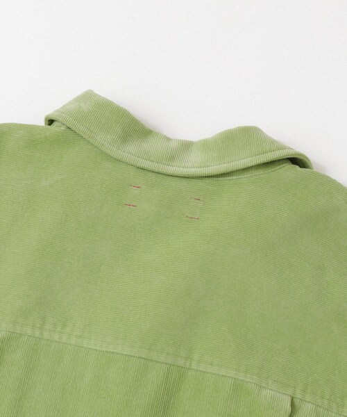 UNFIL（アンフィル）の「unfil shankar corduroy shirt jacket（その他・レディース・lightgreen(WEB限定)/tanbrown・0）」の10枚目の写真