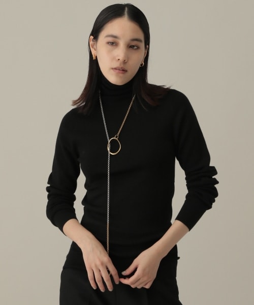 Chaos（カオス）の「18G梳毛タートルネックニットプルオーバー