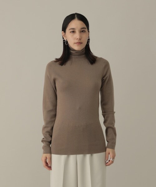 Chaos（カオス）の「18G梳毛タートルネックニットプルオーバー