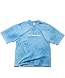 [Massnoun] タイダイオーバーサイズTシャツ(BLUE)・p065528