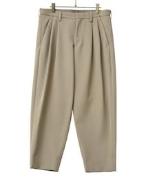 kolor（カラー）の「ドライウールサージテーパードトラウザー