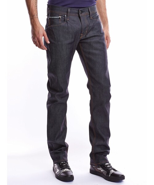 EDWIN(エドウィン)の「Jeans Edwin Sen Sen Black Stretch Skinny Japan Black Selvage Denim, 11 Oz Raw State(その他・Bleu marine・Taille 28 (US) Longueur 33/Taille 29 (US) Longueur 33/Taille 30 (US) Longueur 33/Taille 31 (US) Longueur 33/Taille 32 (US) Longueur 33/Taille 33 (US) Longueur 33/Taille 34 (US) Longueur 33/Taille 36 (US) Longueur 33/Taille S/Taille M)」の2枚目の写真