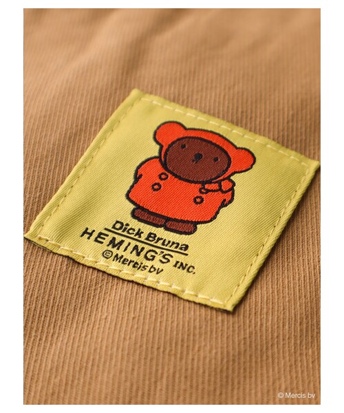 Green　Parks（グリーンパークス）の「■miffy コレクターズサックDickBruna（財布/小物・グレー/マスタード・F）」の6枚目の写真