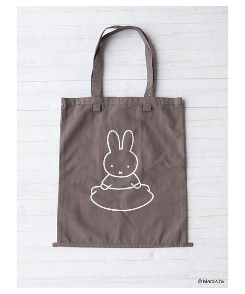 Green　Parks（グリーンパークス）の「■miffy コレクターズサックDickBruna（財布/小物・グレー/マスタード・F）」の8枚目の写真