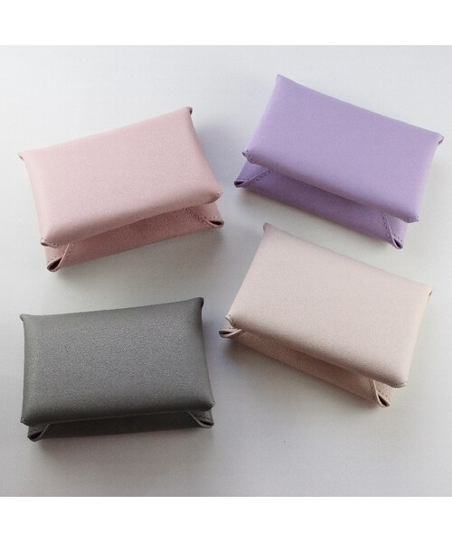 les desseins de DIEU（レデッサンドゥデュー）の「ストーリーレザー sl-2名刺入れ カードケース（名刺入れ・レディース・ピンク/グレー/パープル/ベージュ・FREE）」の9枚目の写真