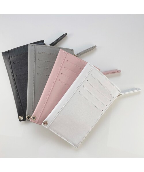 les desseins de DIEU（レデッサンドゥデュー）の「ストーリーレザー sl-4ミニマジックウォレット ミニウォレット スリムウォレット（財布・レディース・ホワイト/ブラック/グレー/ピンク・FREE）」の5枚目の写真