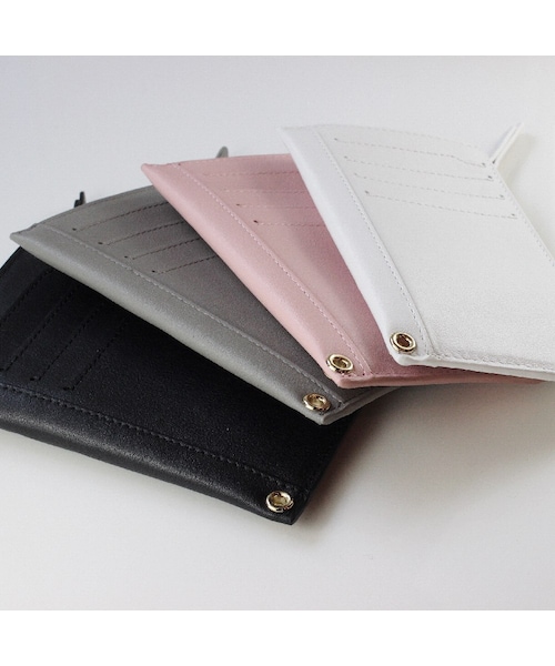 les desseins de DIEU（レデッサンドゥデュー）の「ストーリーレザー sl-4ミニマジックウォレット ミニウォレット スリムウォレット（財布・レディース・ホワイト/ブラック/グレー/ピンク・FREE）」の10枚目の写真