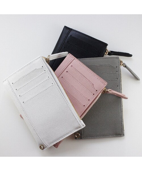 les desseins de DIEU（レデッサンドゥデュー）の「ストーリーレザー sl-4ミニマジックウォレット ミニウォレット スリムウォレット（財布・レディース・ホワイト/ブラック/グレー/ピンク・FREE）」の11枚目の写真