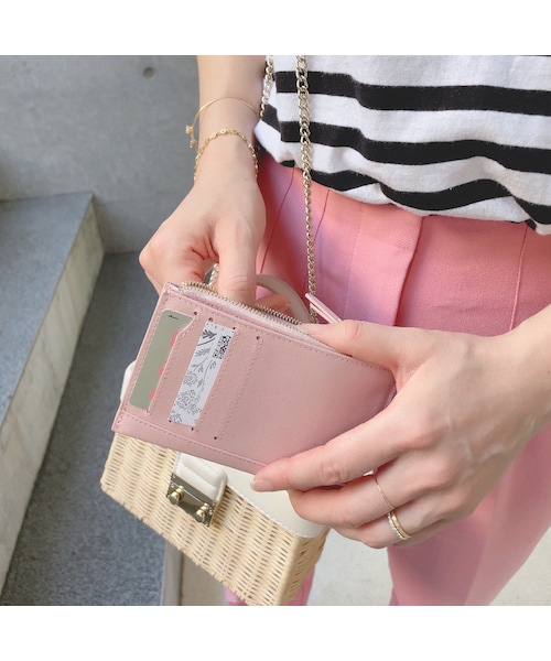 les desseins de DIEU（レデッサンドゥデュー）の「ストーリーレザー sl-4ミニマジックウォレット ミニウォレット スリムウォレット（財布・レディース・ホワイト/ブラック/グレー/ピンク・FREE）」の12枚目の写真