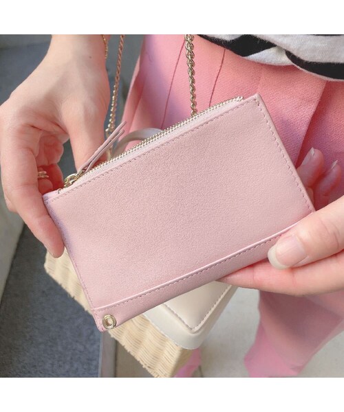 les desseins de DIEU（レデッサンドゥデュー）の「ストーリーレザー sl-4ミニマジックウォレット ミニウォレット スリムウォレット（財布・レディース・ホワイト/ブラック/グレー/ピンク・FREE）」の15枚目の写真