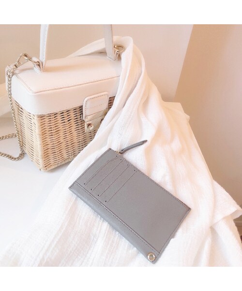 les desseins de DIEU（レデッサンドゥデュー）の「ストーリーレザー sl-4ミニマジックウォレット ミニウォレット スリムウォレット（財布・レディース・ホワイト/ブラック/グレー/ピンク・FREE）」の9枚目の写真