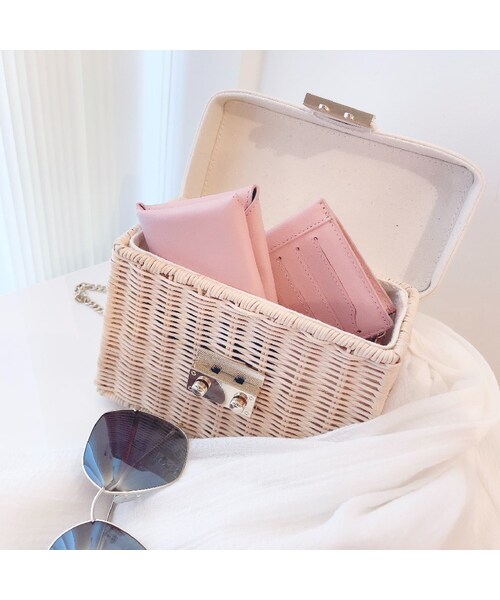 les desseins de DIEU（レデッサンドゥデュー）の「ストーリーレザー sl-4ミニマジックウォレット ミニウォレット スリムウォレット（財布・レディース・ホワイト/ブラック/グレー/ピンク・FREE）」の16枚目の写真