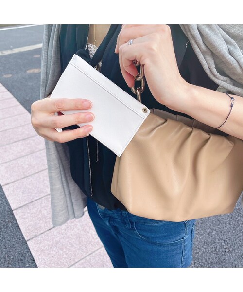 les desseins de DIEU（レデッサンドゥデュー）の「ストーリーレザー sl-4ミニマジックウォレット ミニウォレット スリムウォレット（財布・レディース・ホワイト/ブラック/グレー/ピンク・FREE）」の8枚目の写真