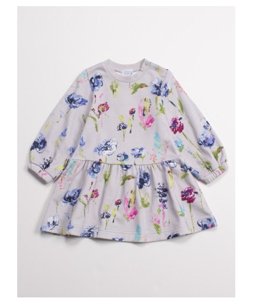 HAKKA KIDS（ハッカキッズ）の「ペイントフラワープリント長袖